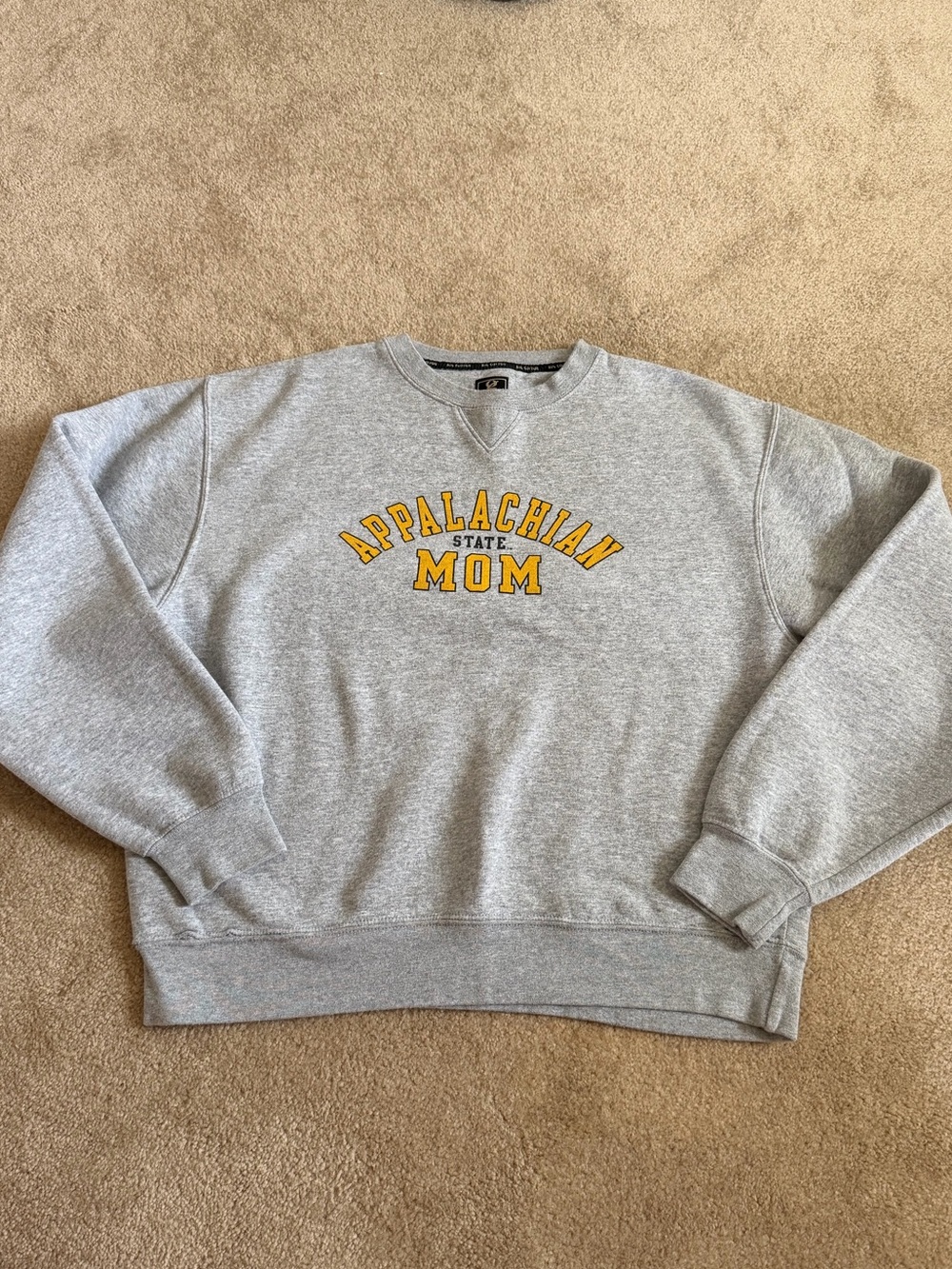 Appalachian State Mom Gray Crewneck